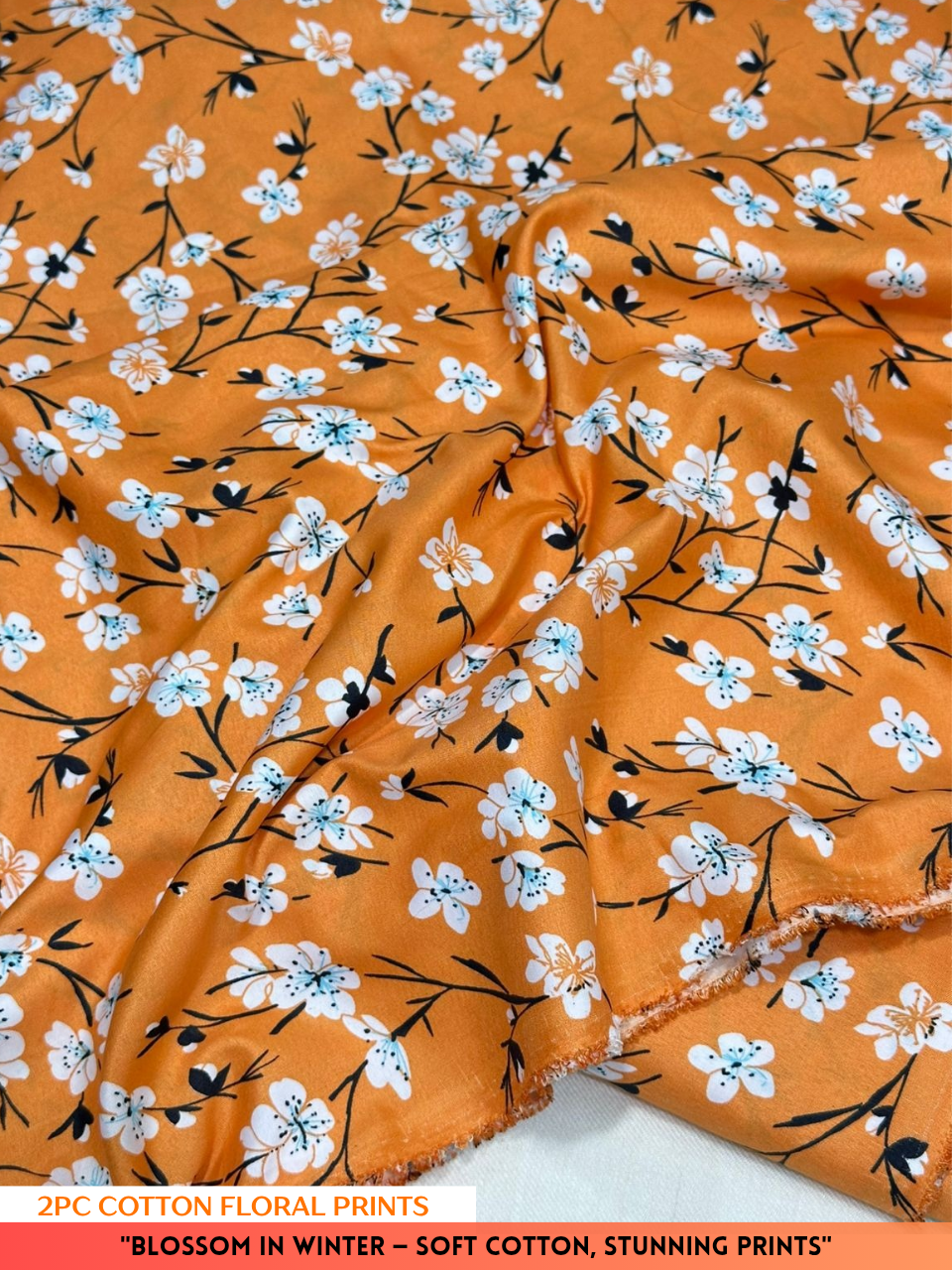 2PC Digital Floral Print