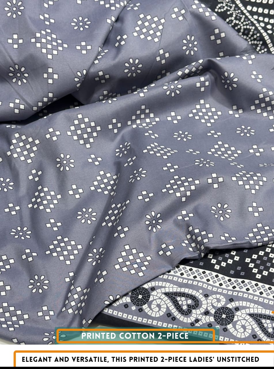 2PC Digital Floral Print