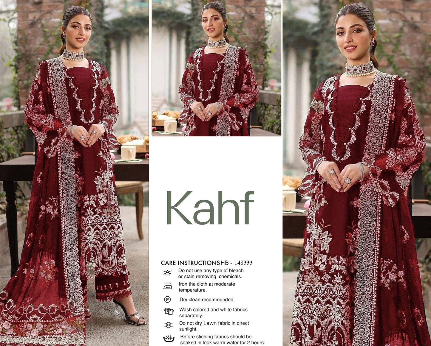 KAHF SUMMER EMBROIDED LAWN 3PC COLLECTION 2026 SALE SALE SALE