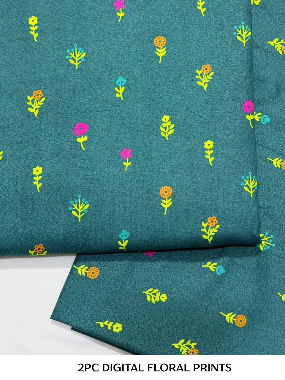 2PC Digital Floral Print
