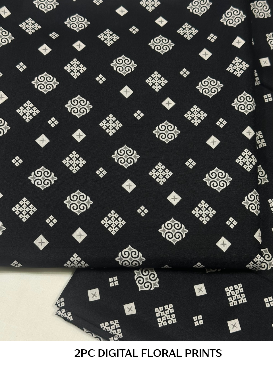 2PC Digital Floral Print