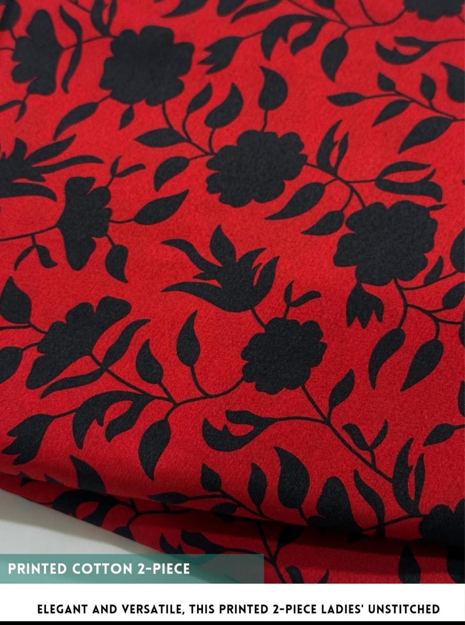 2PC Digital Floral Print