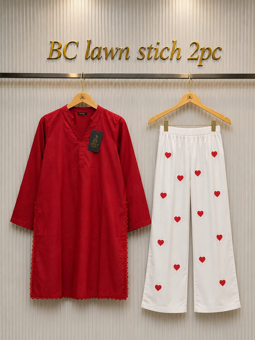 Waniya Noor lawn stitch 2PC