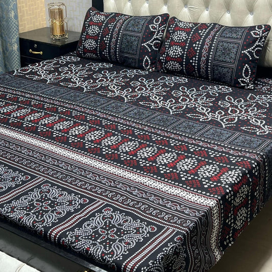 Crystal Cotton Bedsheet Design 096