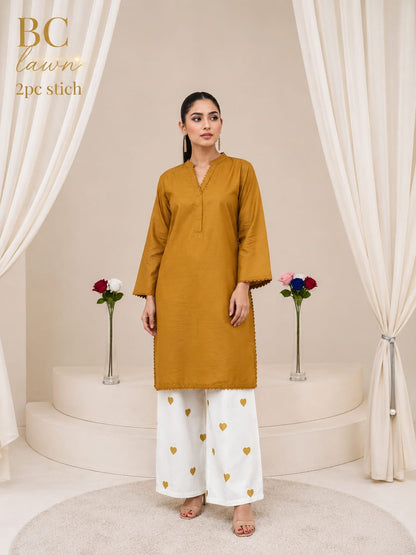 Waniya Noor lawn stitch 2PC