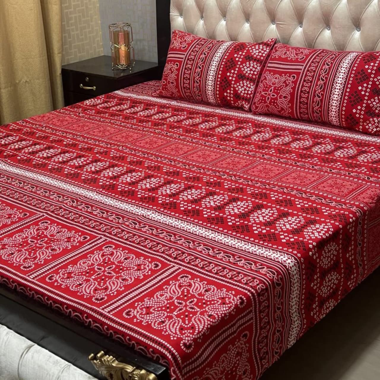 Crystal Cotton Bedsheet Design 095
