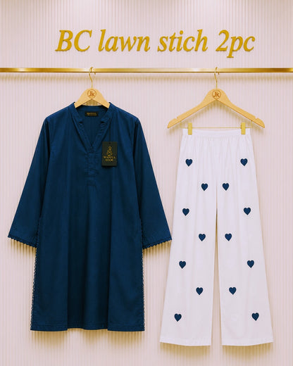 Waniya Noor lawn stitch 2PC