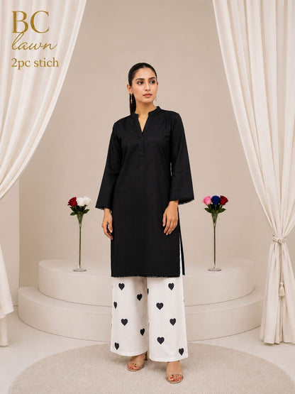 Waniya Noor lawn stitch 2PC