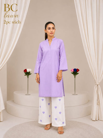 Waniya Noor lawn stitch 2PC