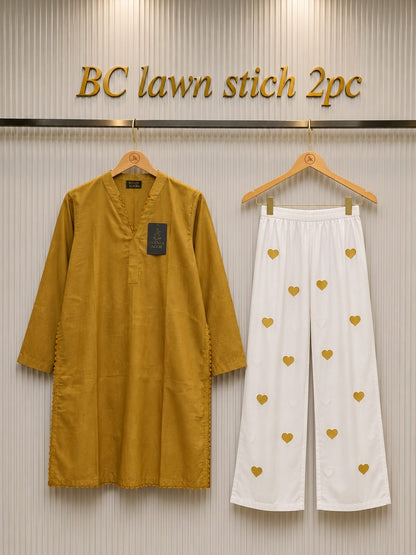 Waniya Noor lawn stitch 2PC