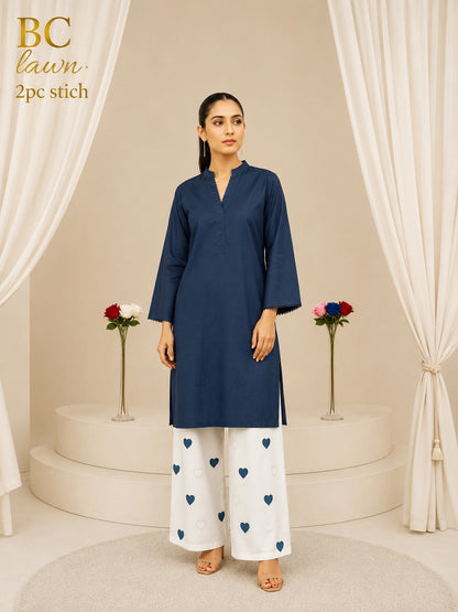 Waniya Noor lawn stitch 2PC