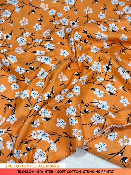 2PC Digital Floral Print