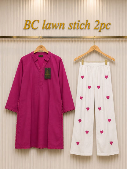 Waniya Noor lawn stitch 2PC
