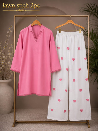 Waniya Noor lawn stitch 2PC