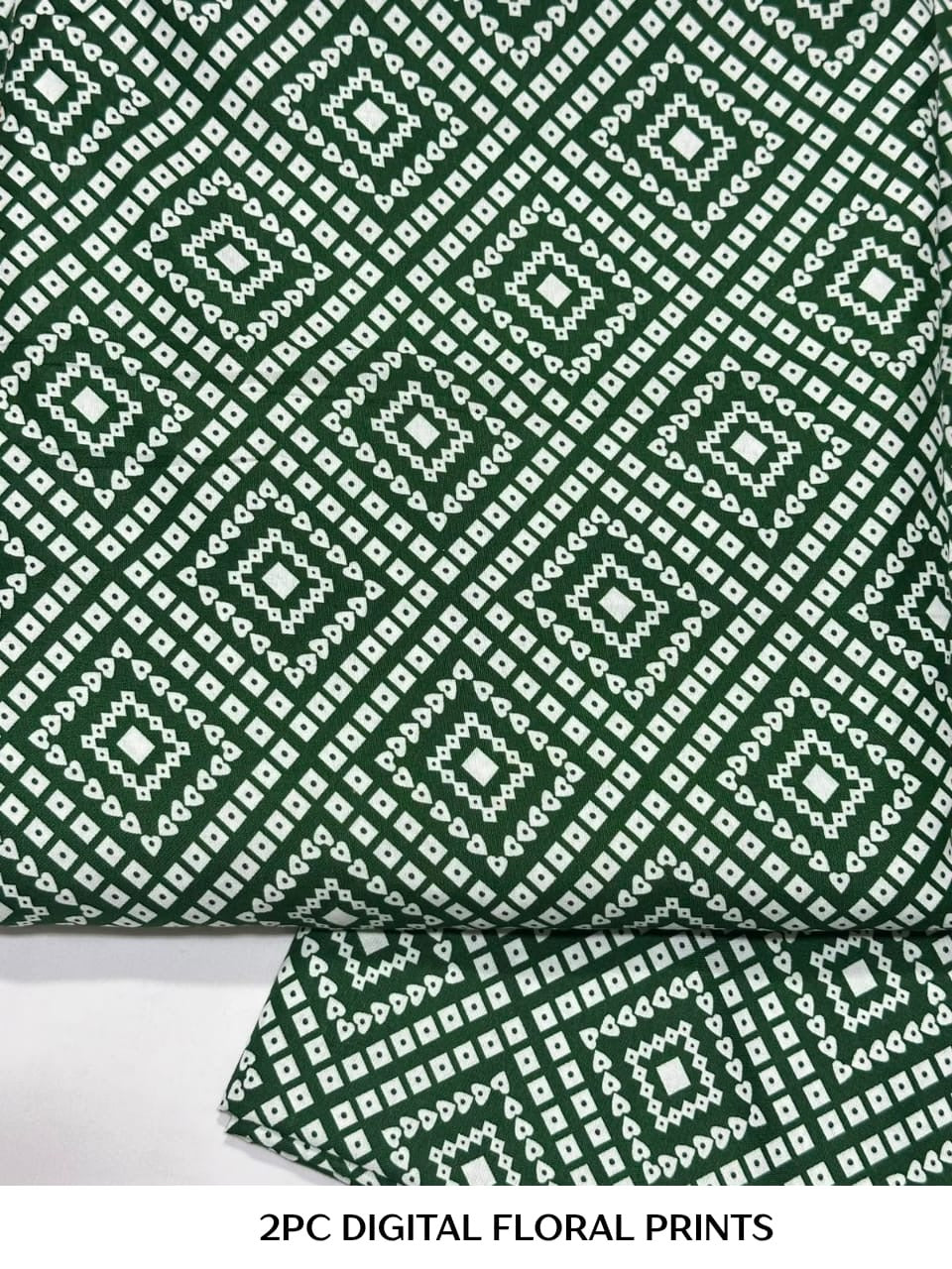 2PC Digital Floral Print