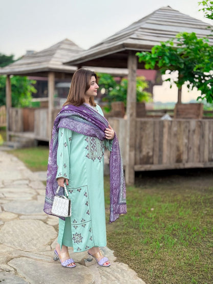UMZAY SUMMER LAWN Embroidered 3 PCS COLLECTION 2026