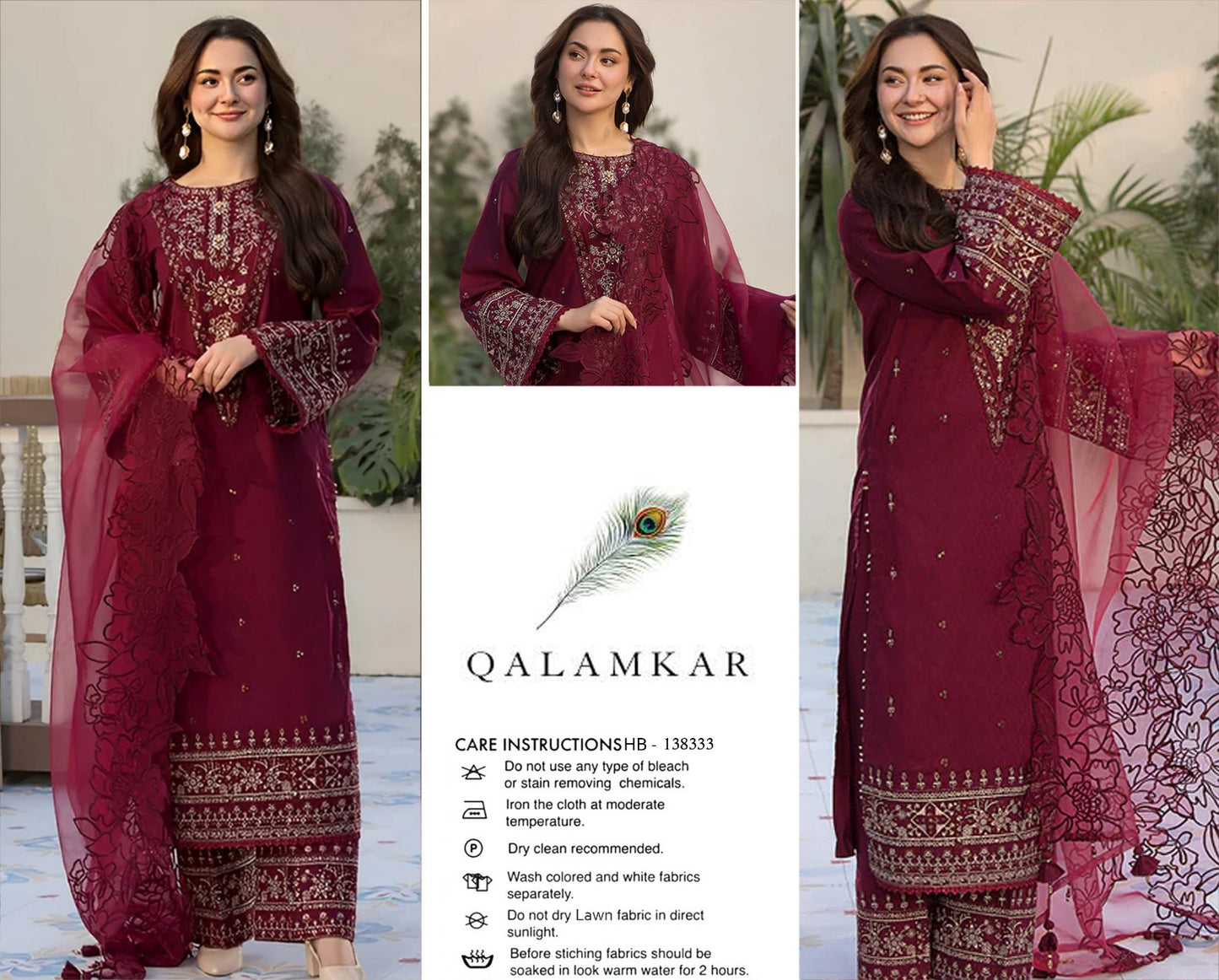 QAMLAMKAR SUMMER LAWN EMBOIDERED 3 PCS COLLECTION 2026