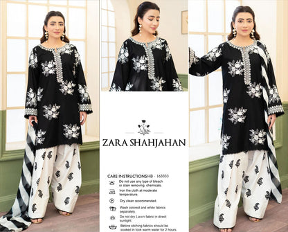 COCO BY ZARA SHAHJAHAN  SUMMER LAWN EMBOIDERED 3 PCS COLLECTION 2026