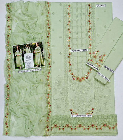 MUSHQ SUMMER LAWN EMBOIDERED 3 PCS COLLECTION 2026
