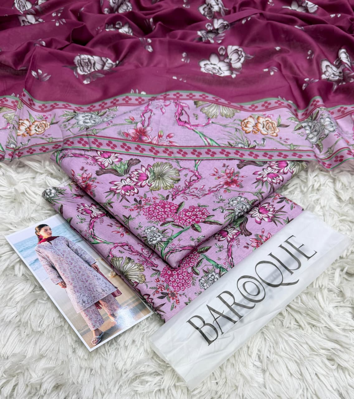 BAROQUE 💯% FINE FABRIC 3 PIECE