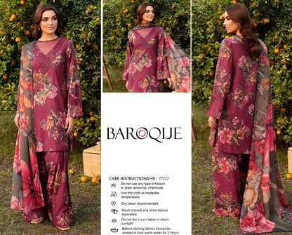 BAROQUE 💯% FINE FABRIC 3 PIECE