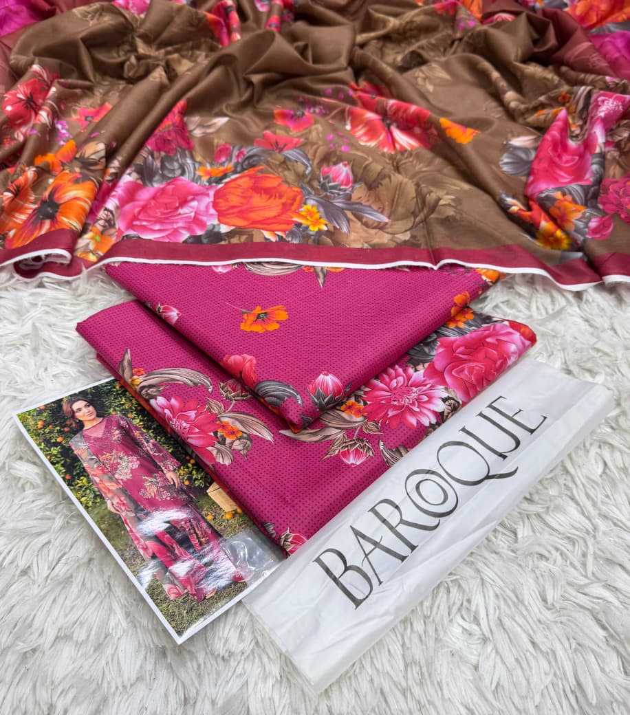 BAROQUE 💯% FINE FABRIC 3 PIECE