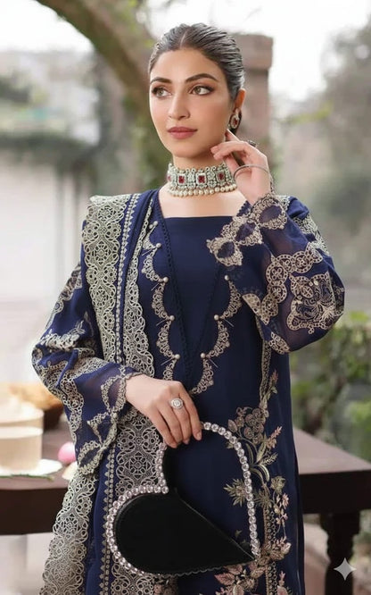 KAHF SUMMER EMBROIDED LAWN 3PC COLLECTION 2026