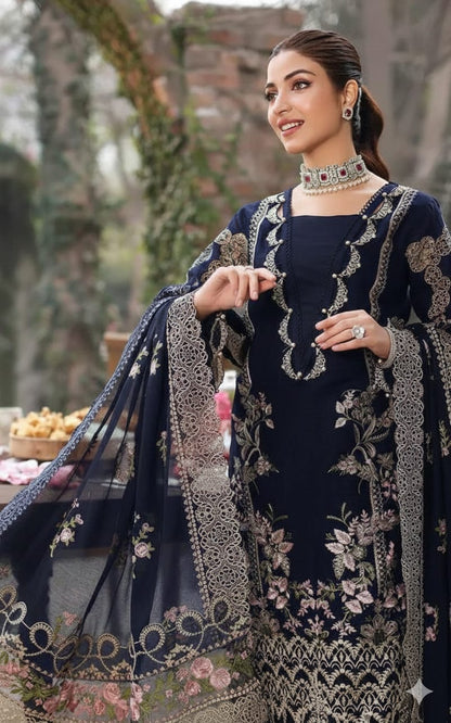 KAHF SUMMER EMBROIDED LAWN 3PC COLLECTION 2026