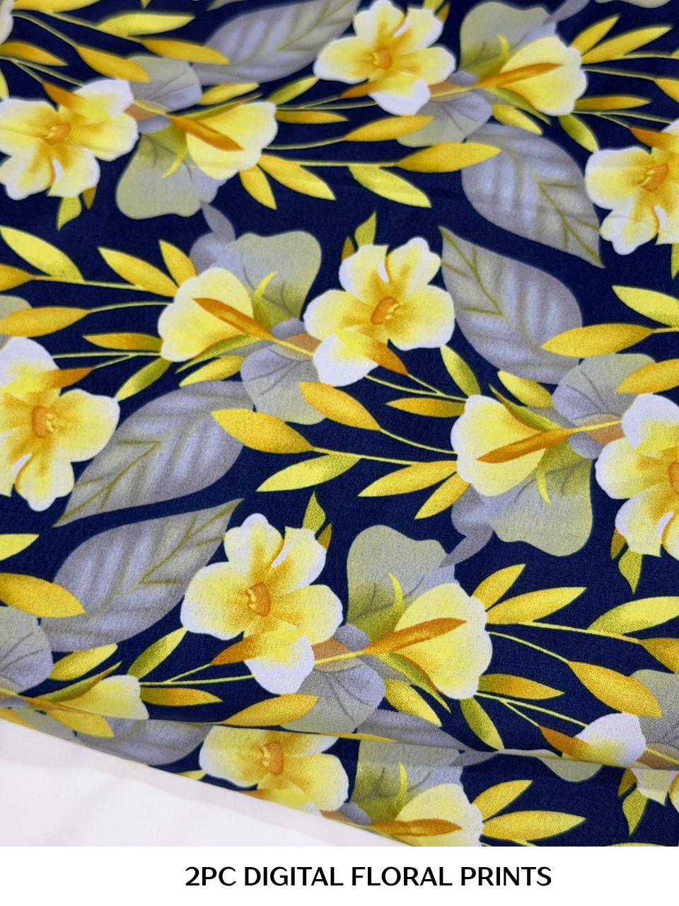 2PC Digital Floral Print