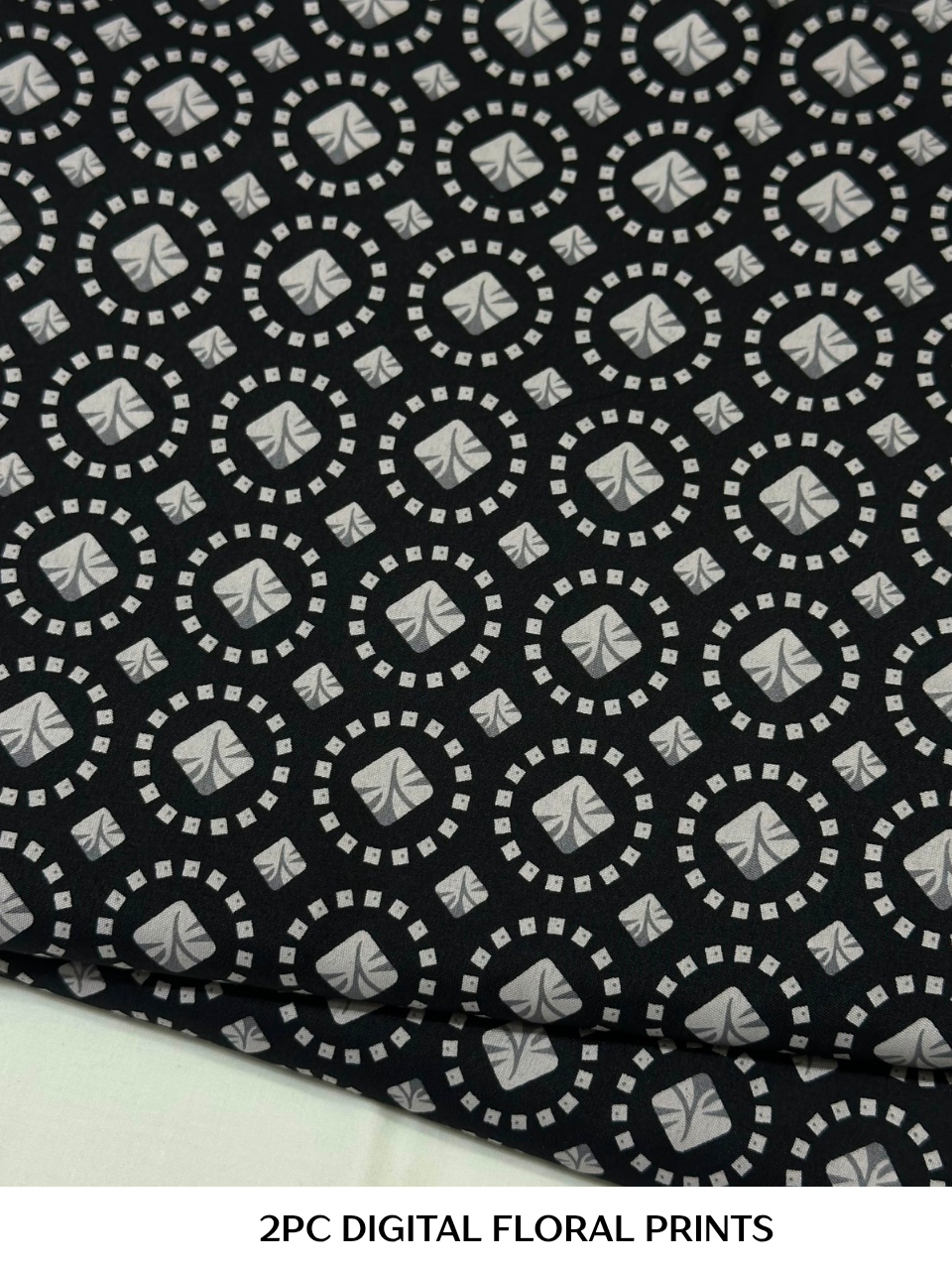 2PC Digital Floral Print
