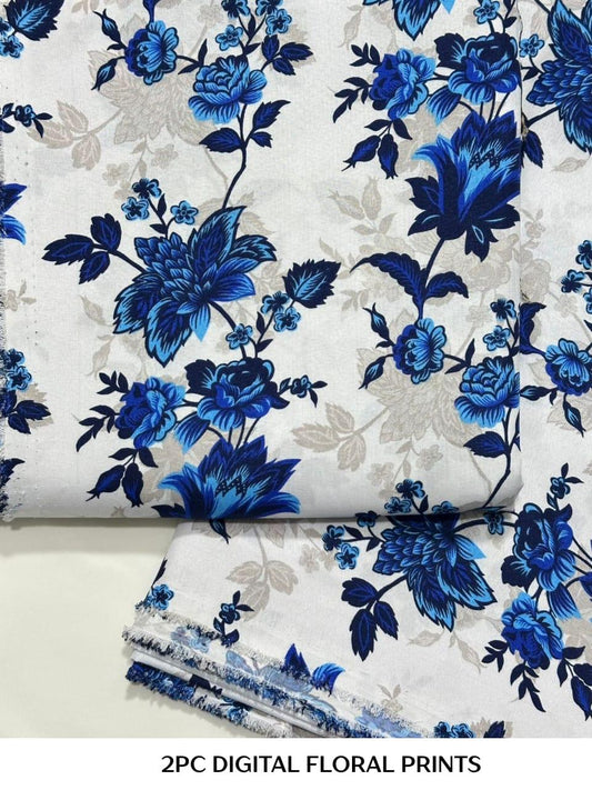 2PC Digital Floral Print