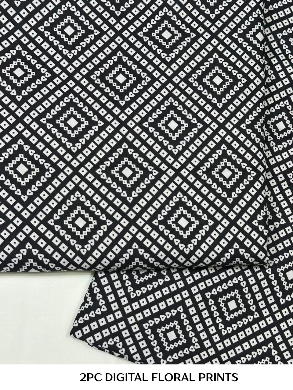 2PC Digital Floral Print